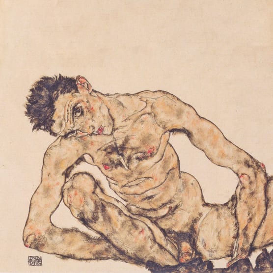 La sensualidad geométrica de Egon Schiele